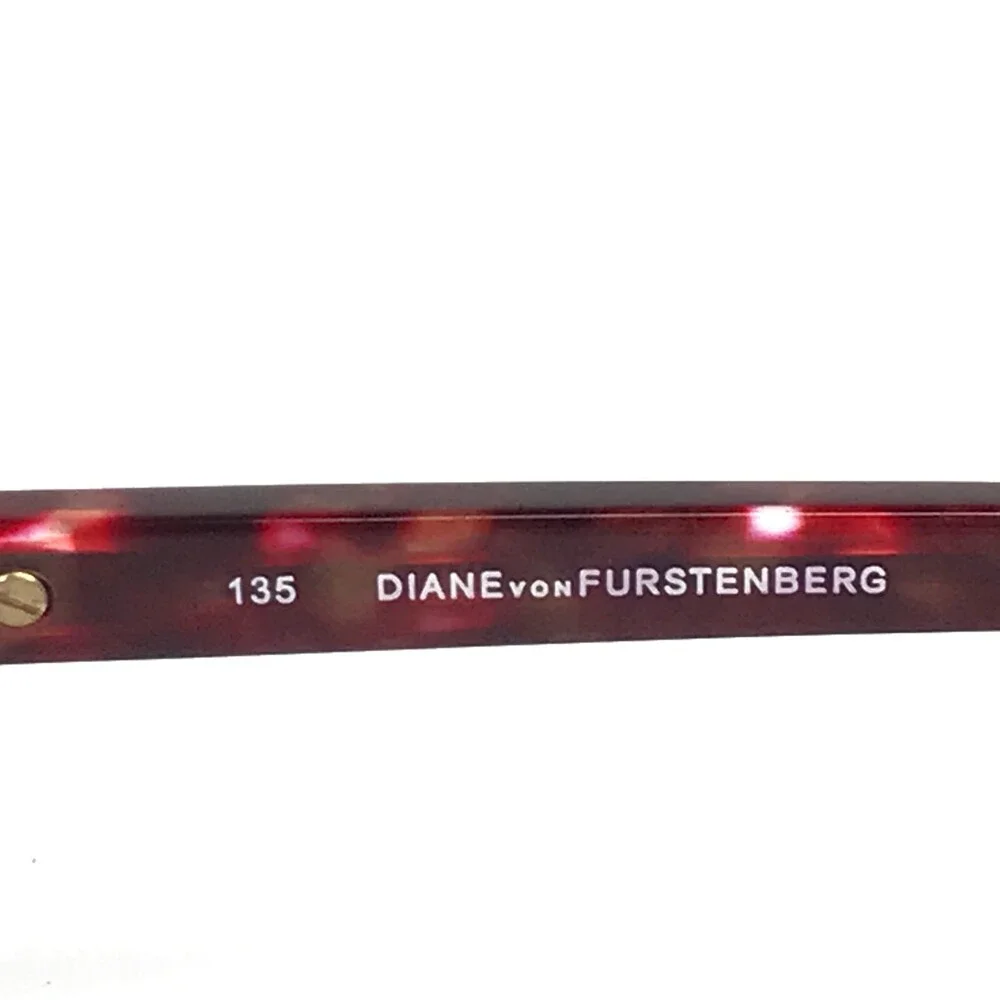 Diane Von Furstenberg Eyeglasses Frames DVF8046 207 Bronze Burgundy 51-16-135